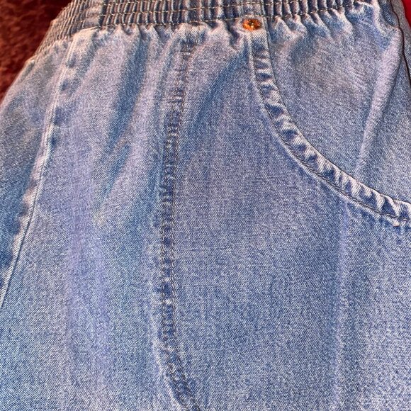 Chic Jeans Elastic Waist Denim Pants, 8 Petite - Picture 3 of 10